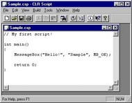 CLR Script screenshot